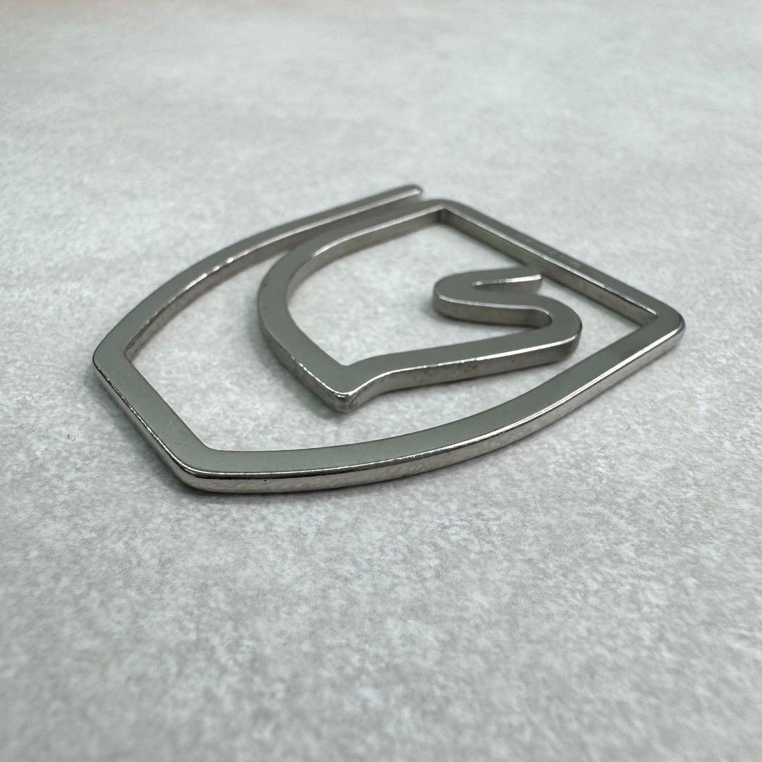 HERMES エスケトル マネークリップ メタル ホース シルバー