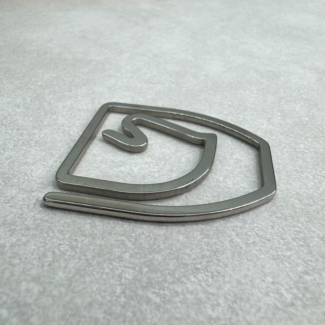 HERMES エスケトル マネークリップ メタル ホース シルバー