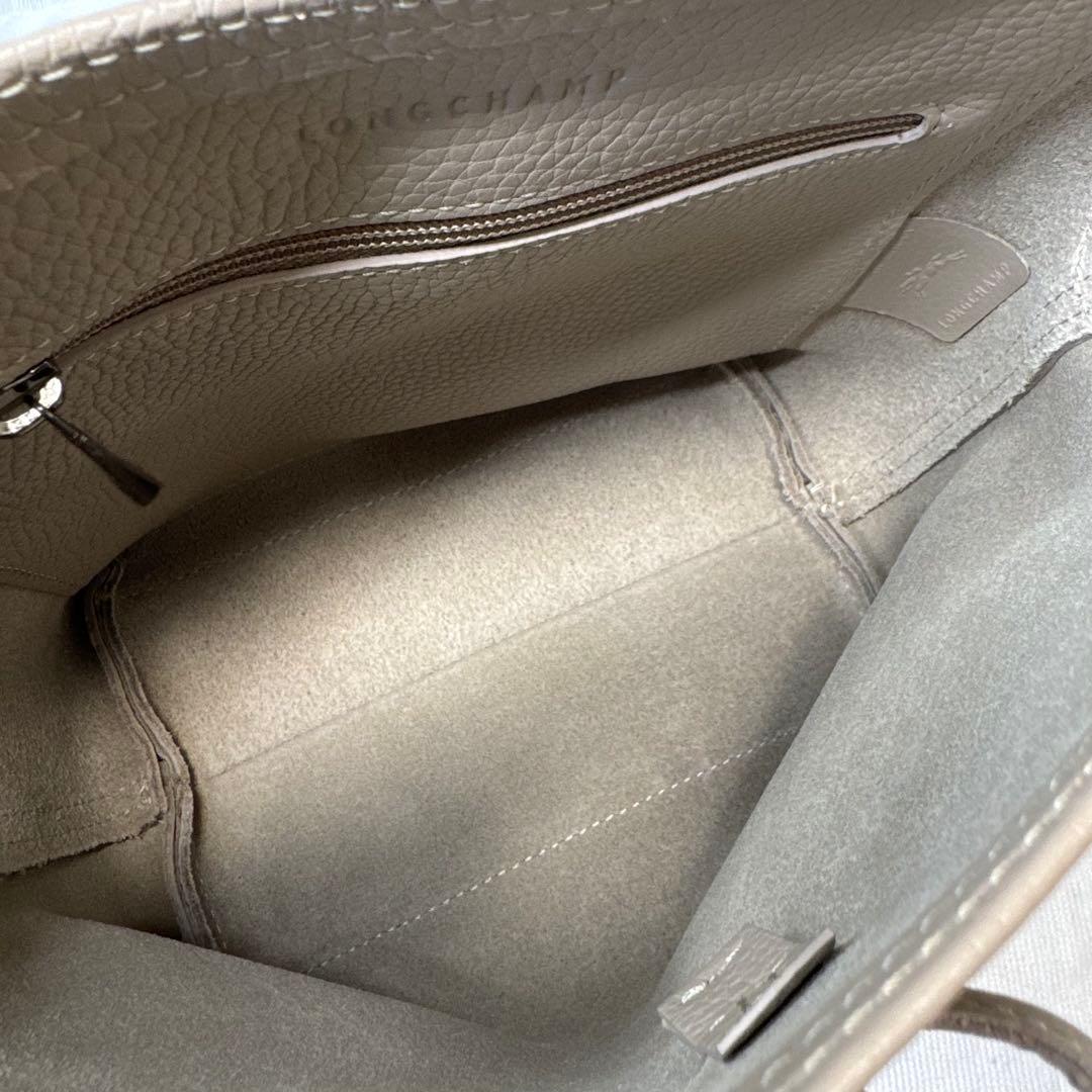 ロンシャン ル ロゾ バケットバッグ XS 2WAY ショルダー クレイ