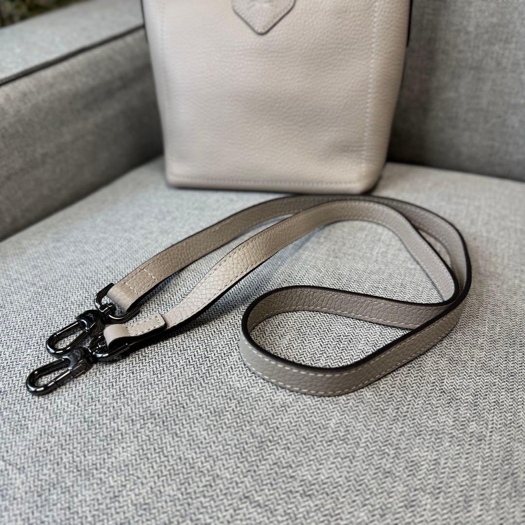 ロンシャン ル ロゾ バケットバッグ XS 2WAY ショルダー クレイ