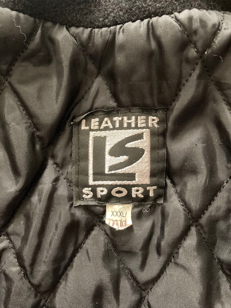 NHL Colorado Avalanche コロラドアバランチ 袖革スタジャン