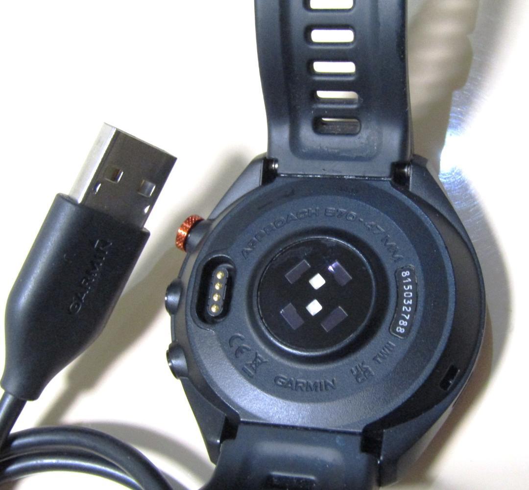 ゆーま 美品 ガーミン アプローチ S70 ブラック 47mm