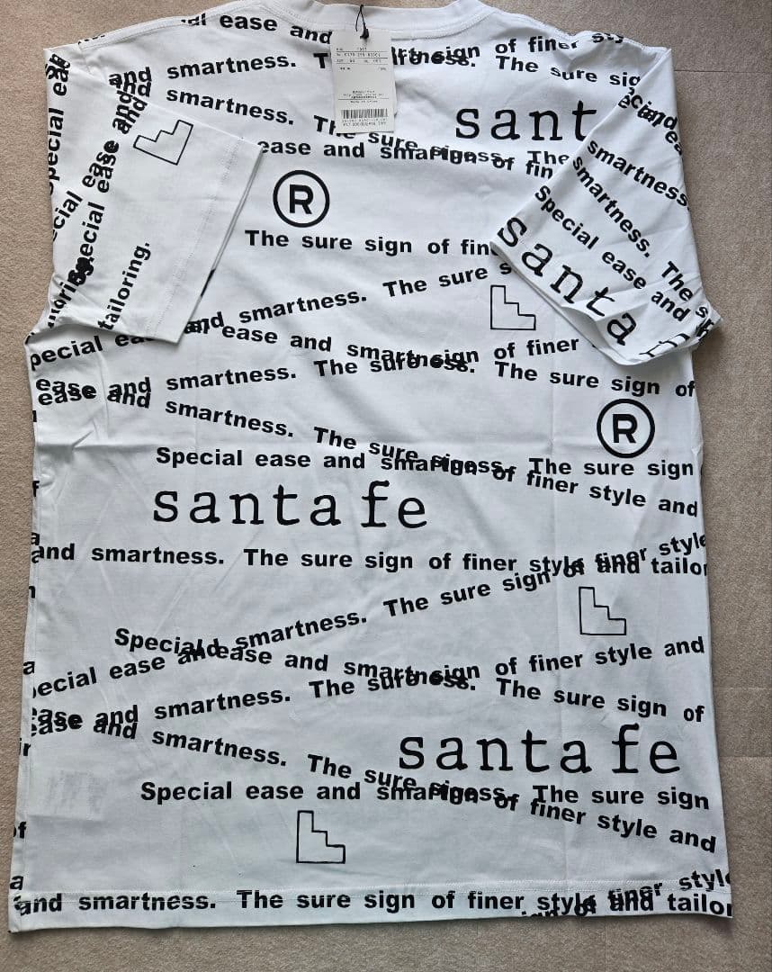 【lapis】santafe テキストプリント Tシャツとショート