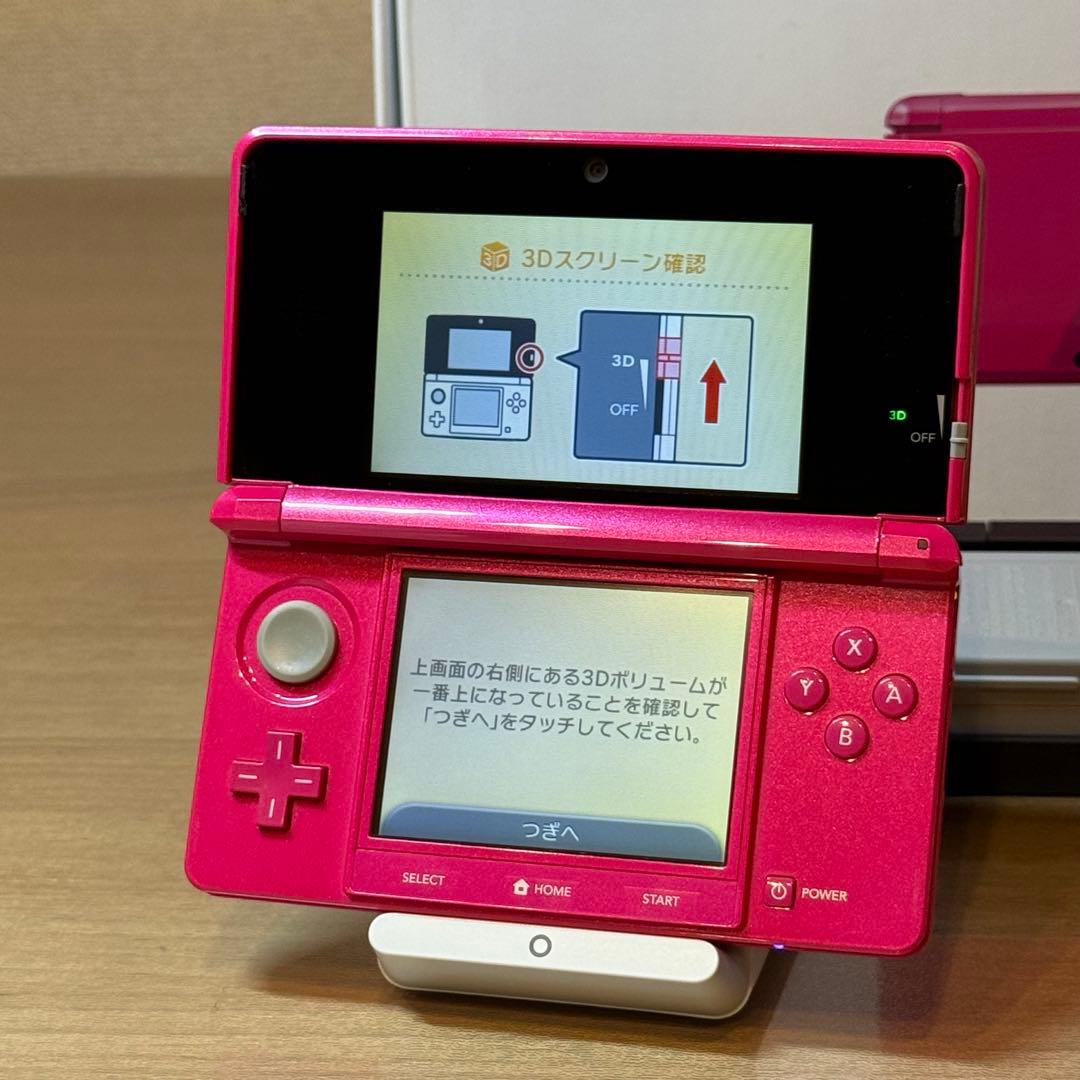 6-126 ニンテンドー3DS グロスピンク 箱付き