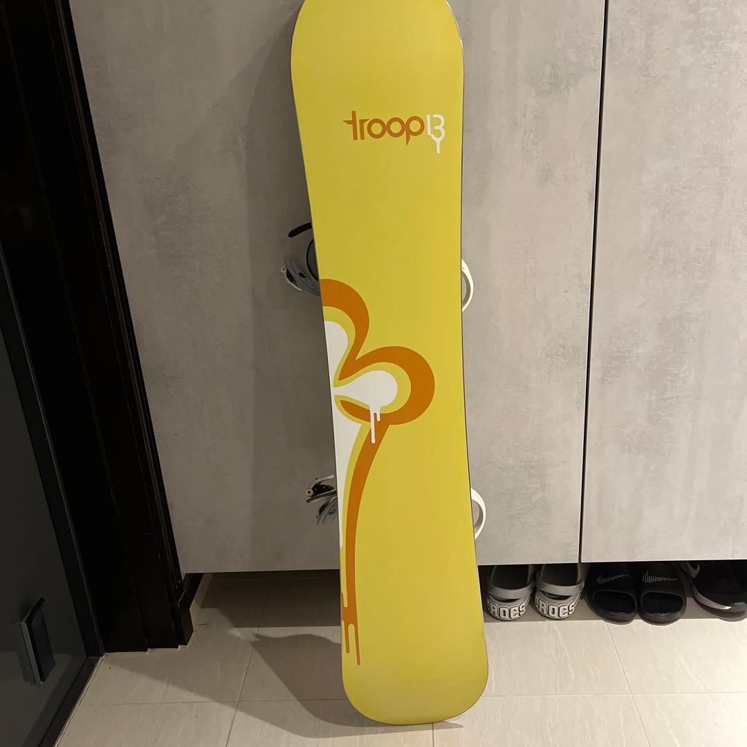 バートン　troop13 スノーボード バインディング付　ビンディング付き