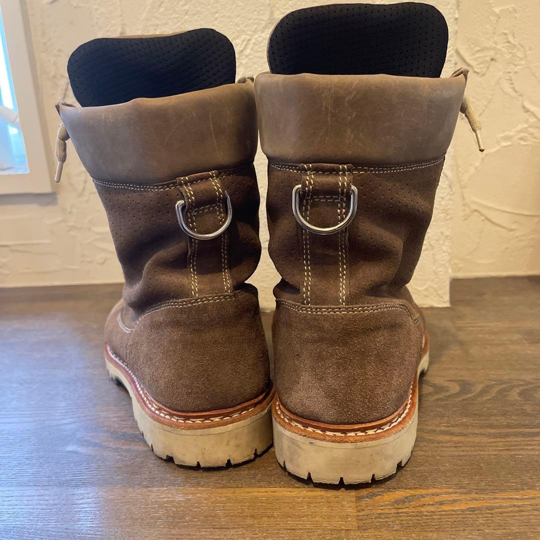 BALMAIN ブラウン スエード ブーツ