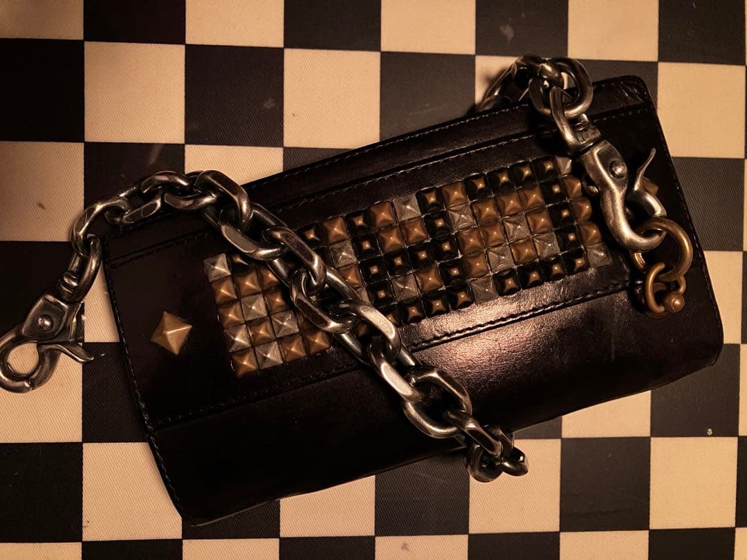 ブラス製　シルバーメッキ　ロングウォレットチェーン！新品未使用！harley