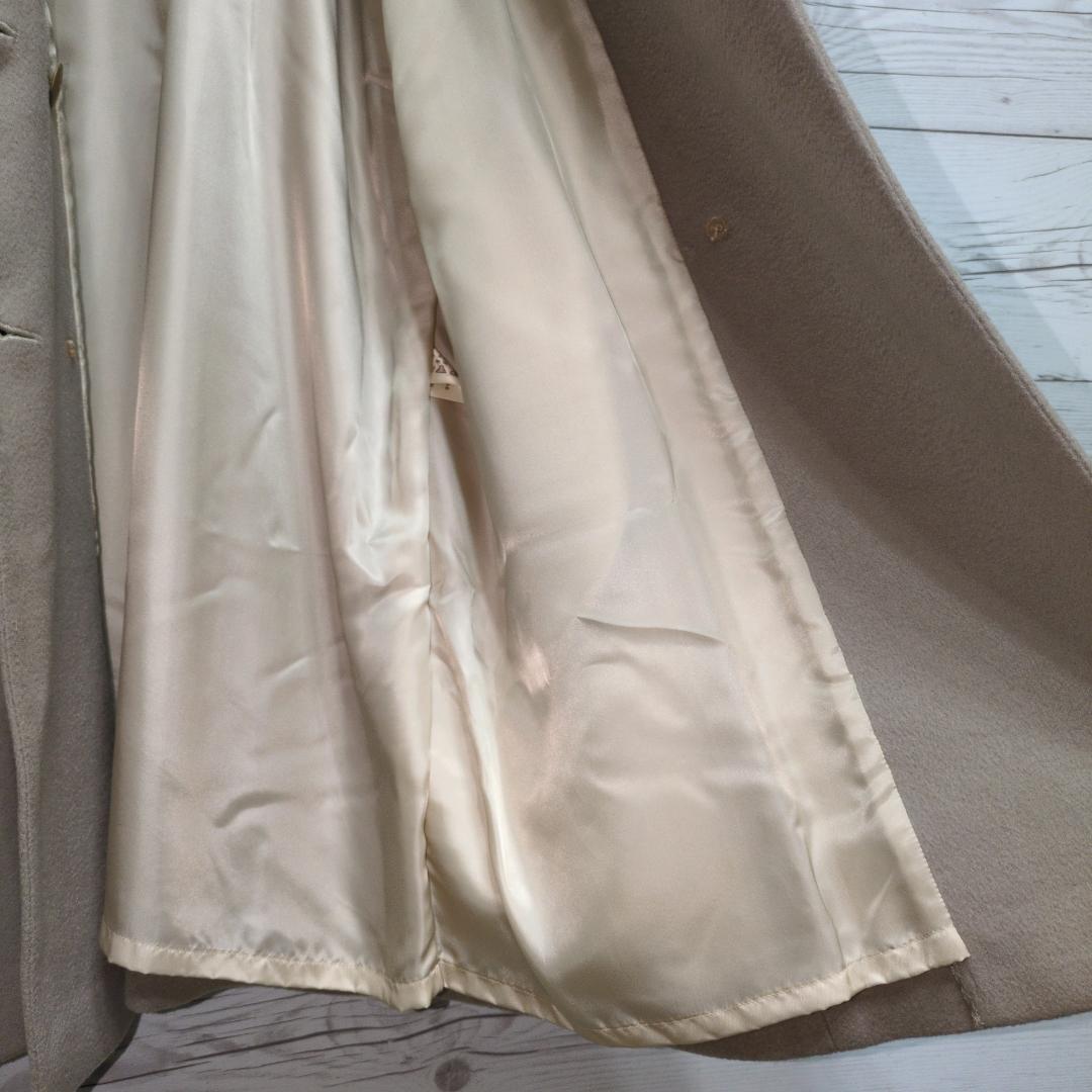 ✨極上✨高級生地 コロンボ カシミヤ100% チェスターコート ダブル グレー系