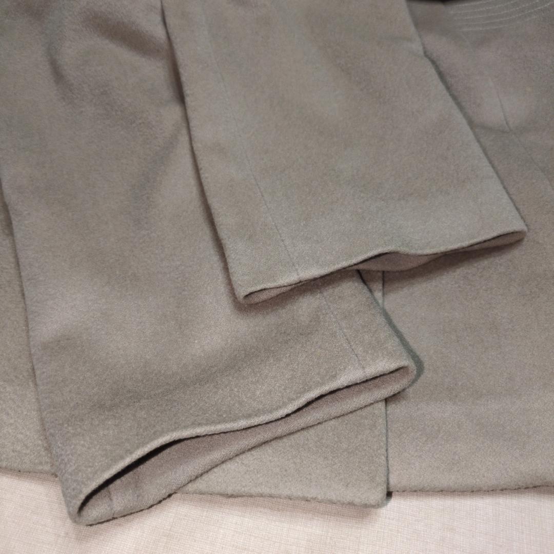✨極上✨高級生地 コロンボ カシミヤ100% チェスターコート ダブル グレー系
