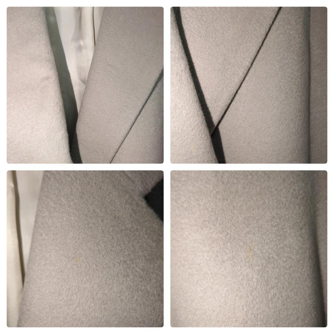 ✨極上✨高級生地 コロンボ カシミヤ100% チェスターコート ダブル グレー系