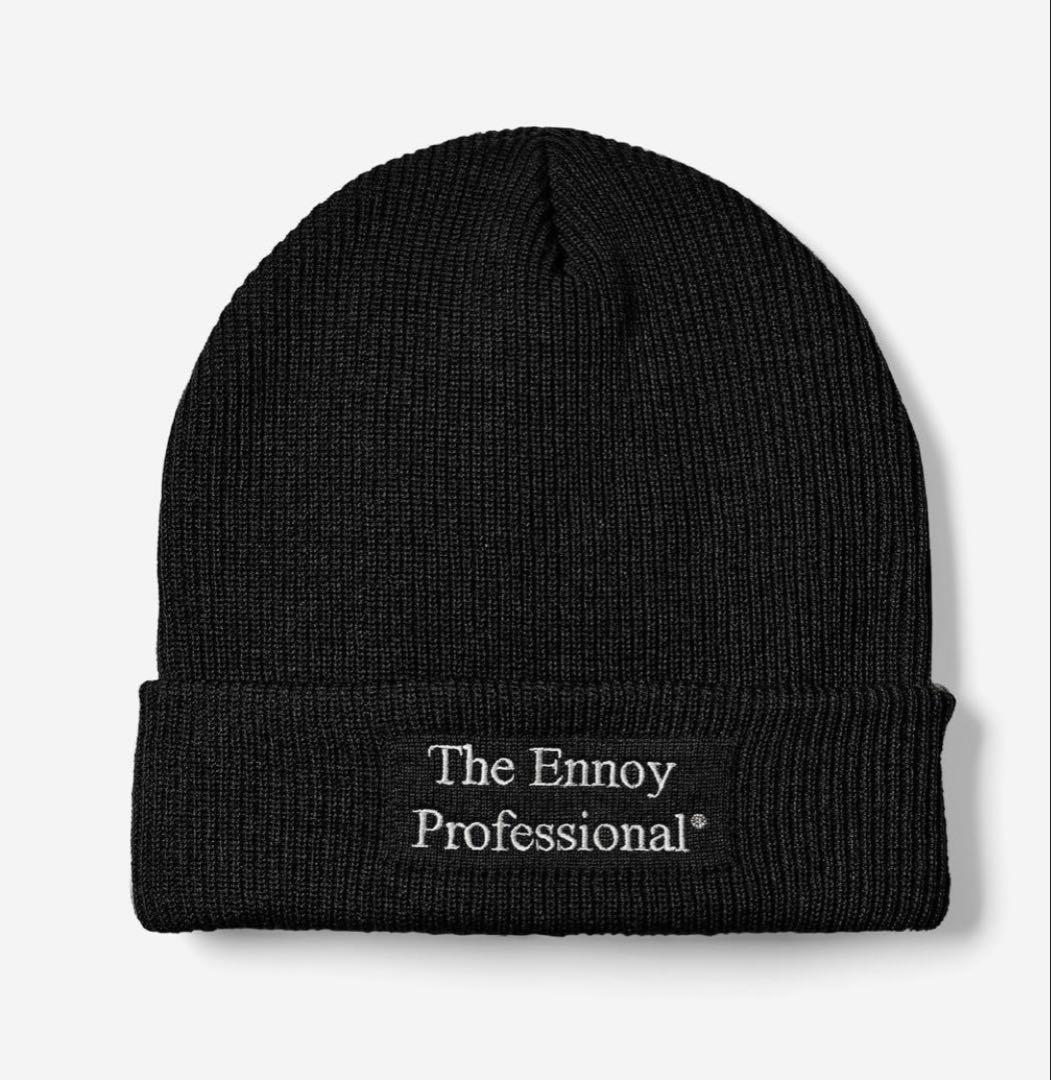 帽子 ENNOY PROFESSIONAL KNIT CAP (BLACK)