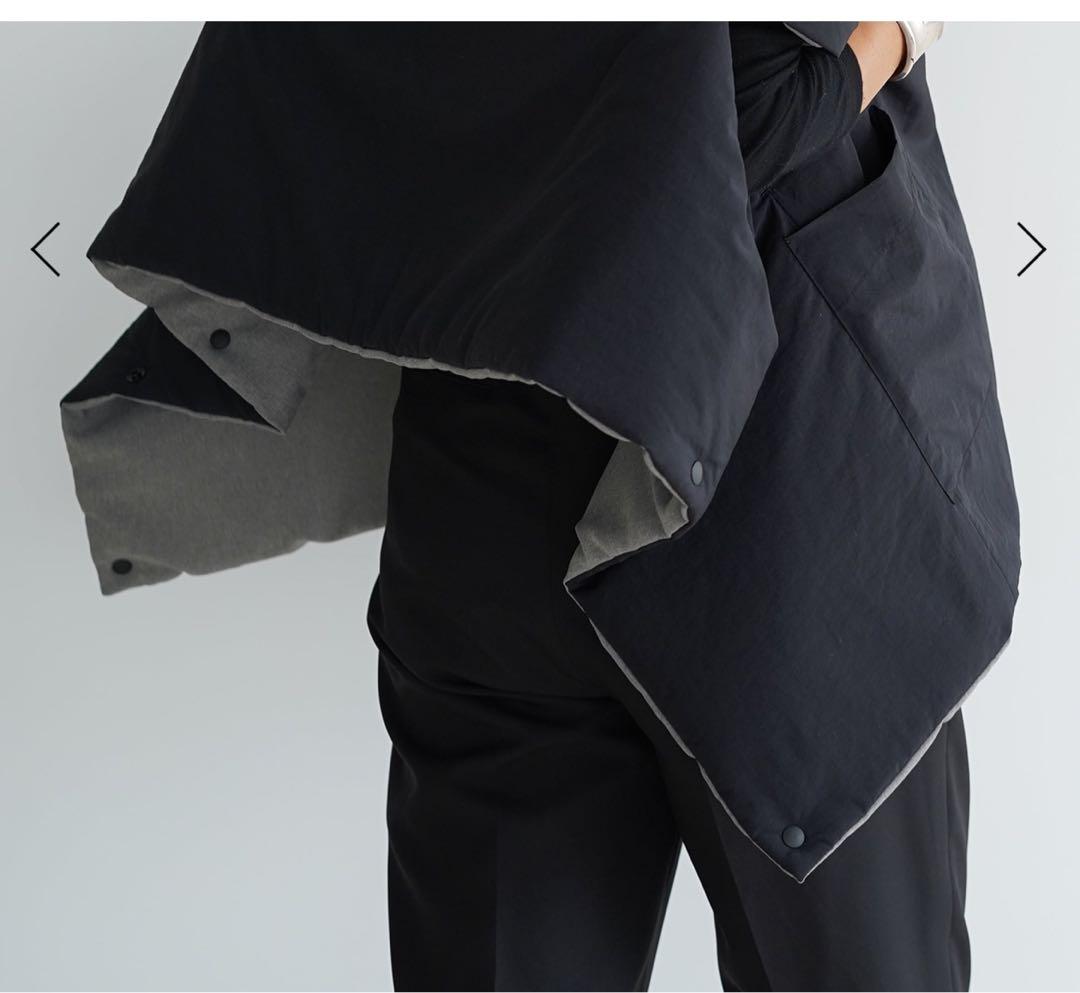 Wrap me! ストール ✨鈴木六夏さん✨リバーシブル✨ グレー/ブラック