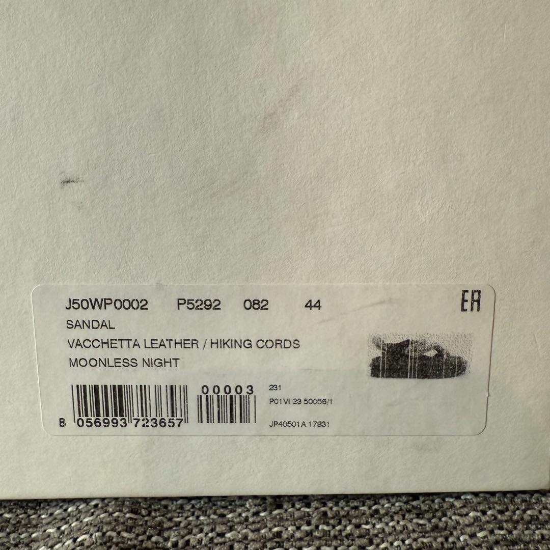 早い者勝ち【2025年モデル】JILSANDER ブラックレザーロープサンダル￼