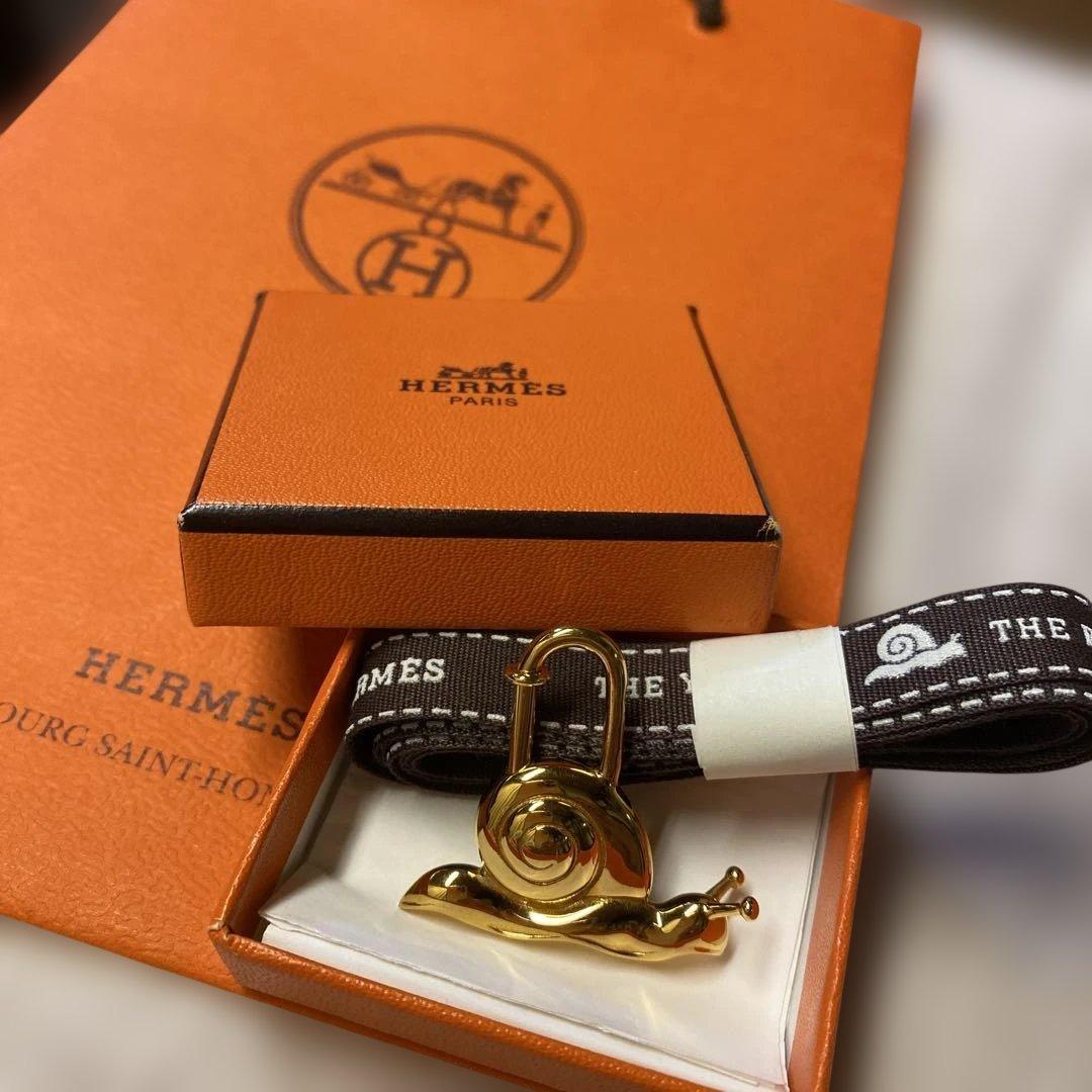 HERMES 1995限定　カタツムリ　カデナ　希少　お箱、リボン　ショッパー付
