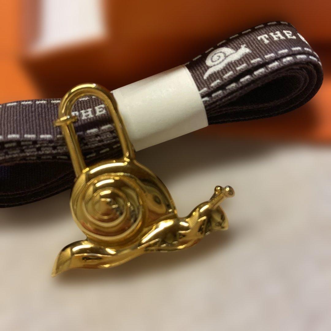 HERMES 1995限定　カタツムリ　カデナ　希少　お箱、リボン　ショッパー付