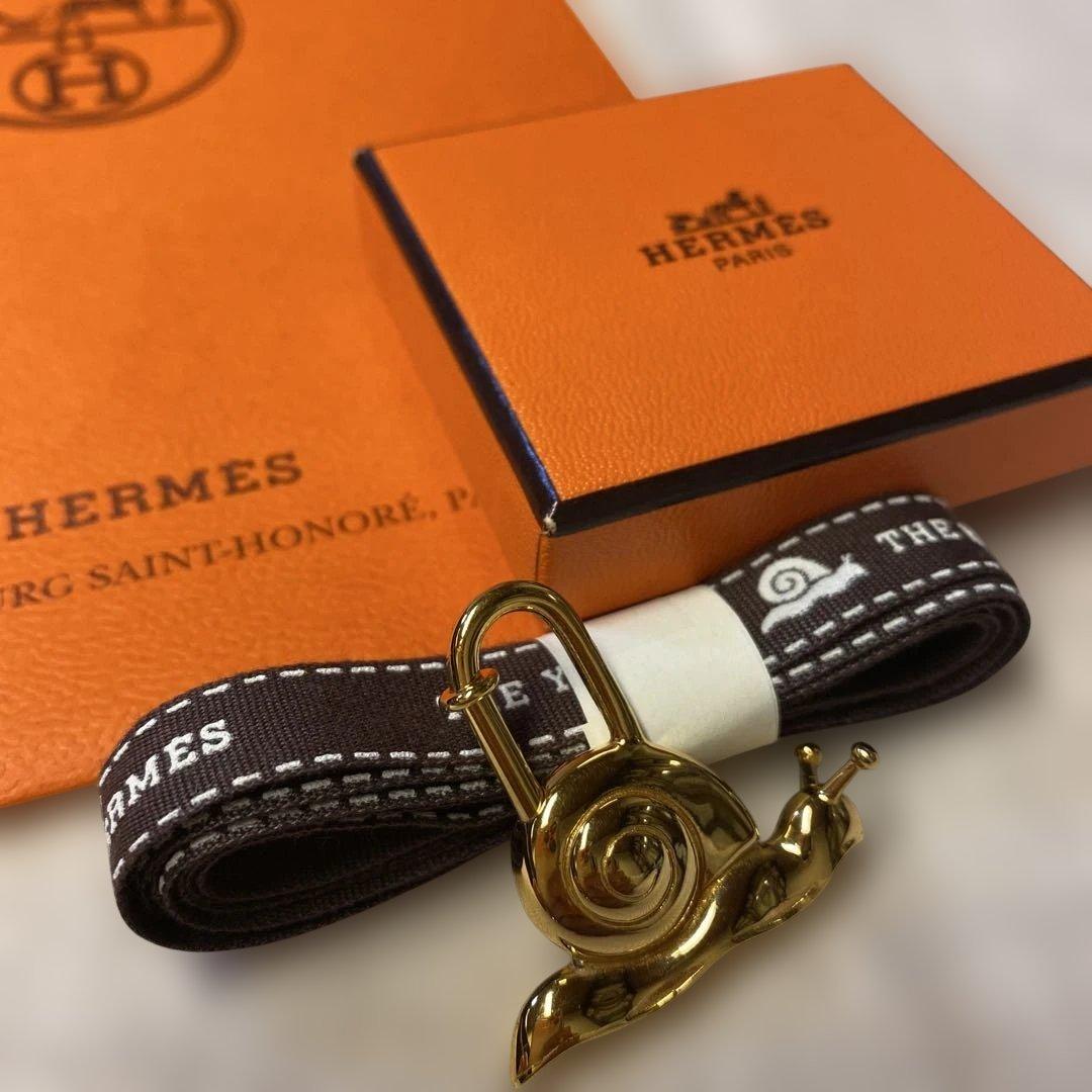 HERMES 1995限定　カタツムリ　カデナ　希少　お箱、リボン　ショッパー付