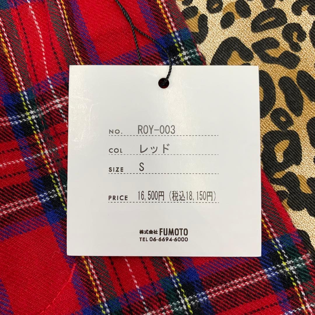 72▢ROY REFLECT OVERJOYチェックハーフPT TS0523-6