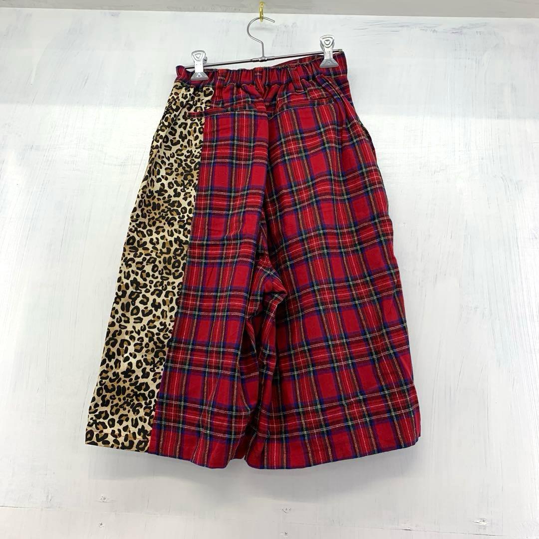 72▢ROY REFLECT OVERJOYチェックハーフPT TS0523-6