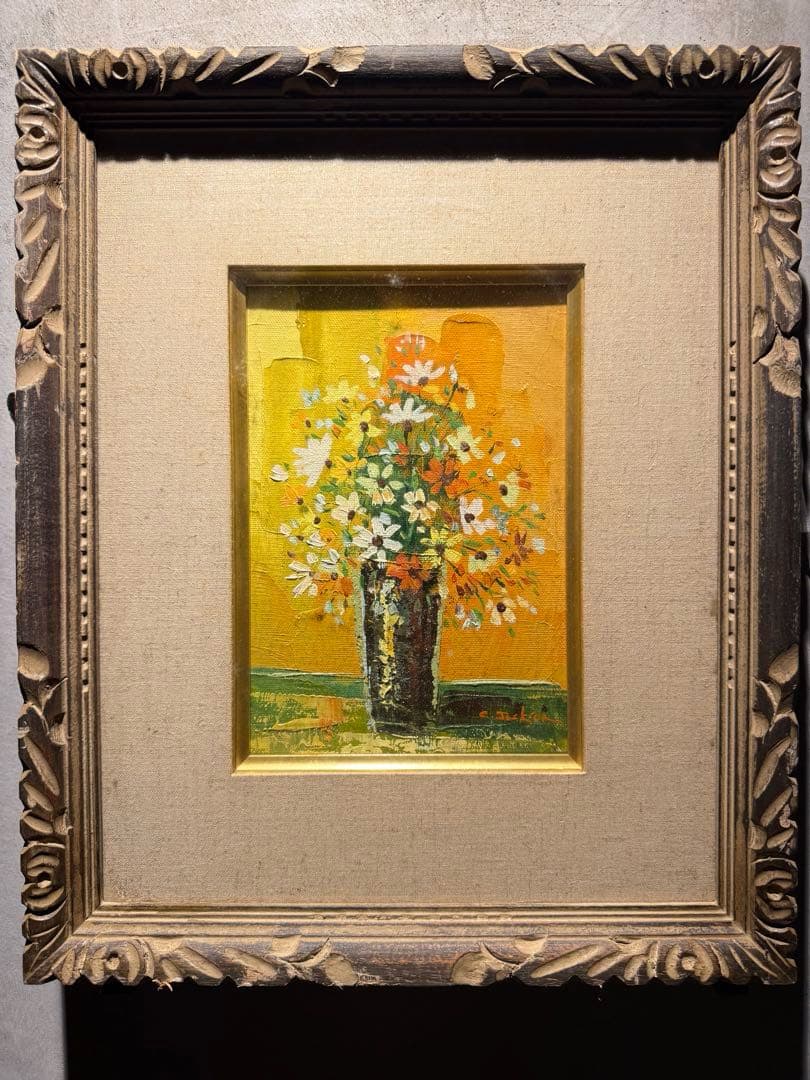 他の方発送×印象派　肉筆油彩画　直筆サインあり