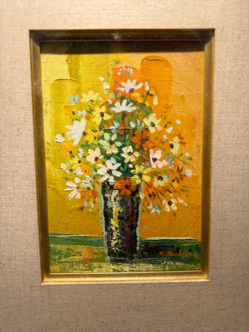 他の方発送×印象派　肉筆油彩画　直筆サインあり