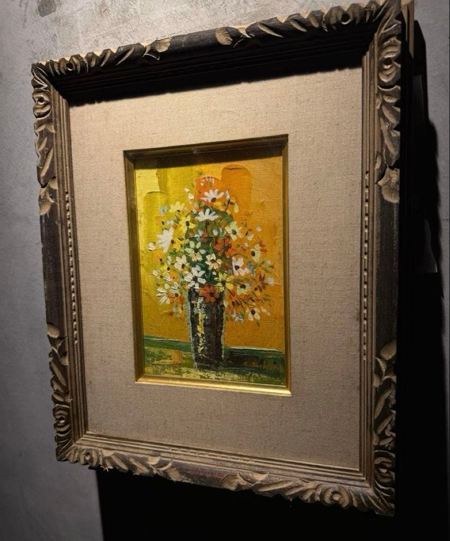 他の方発送×印象派　肉筆油彩画　直筆サインあり