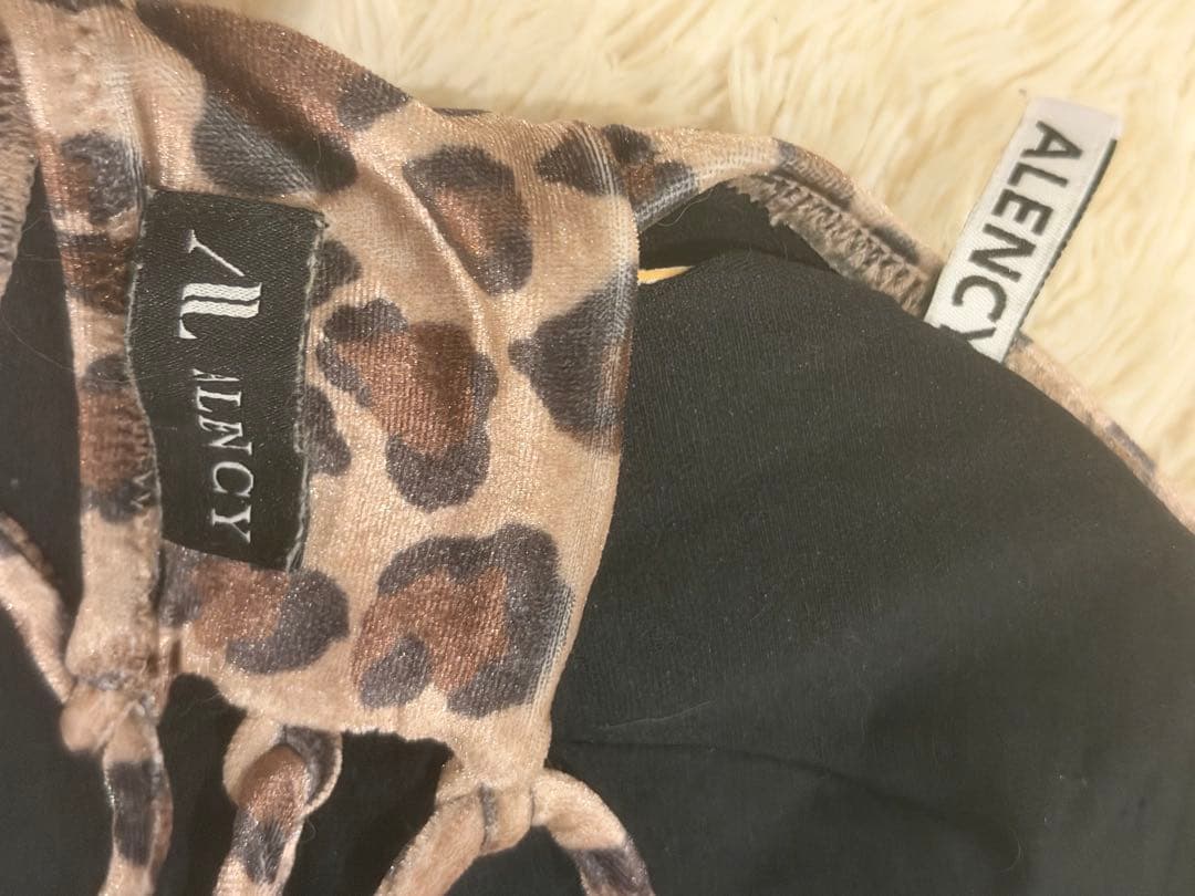 ALENCY ヒョウ柄 セパレート水着