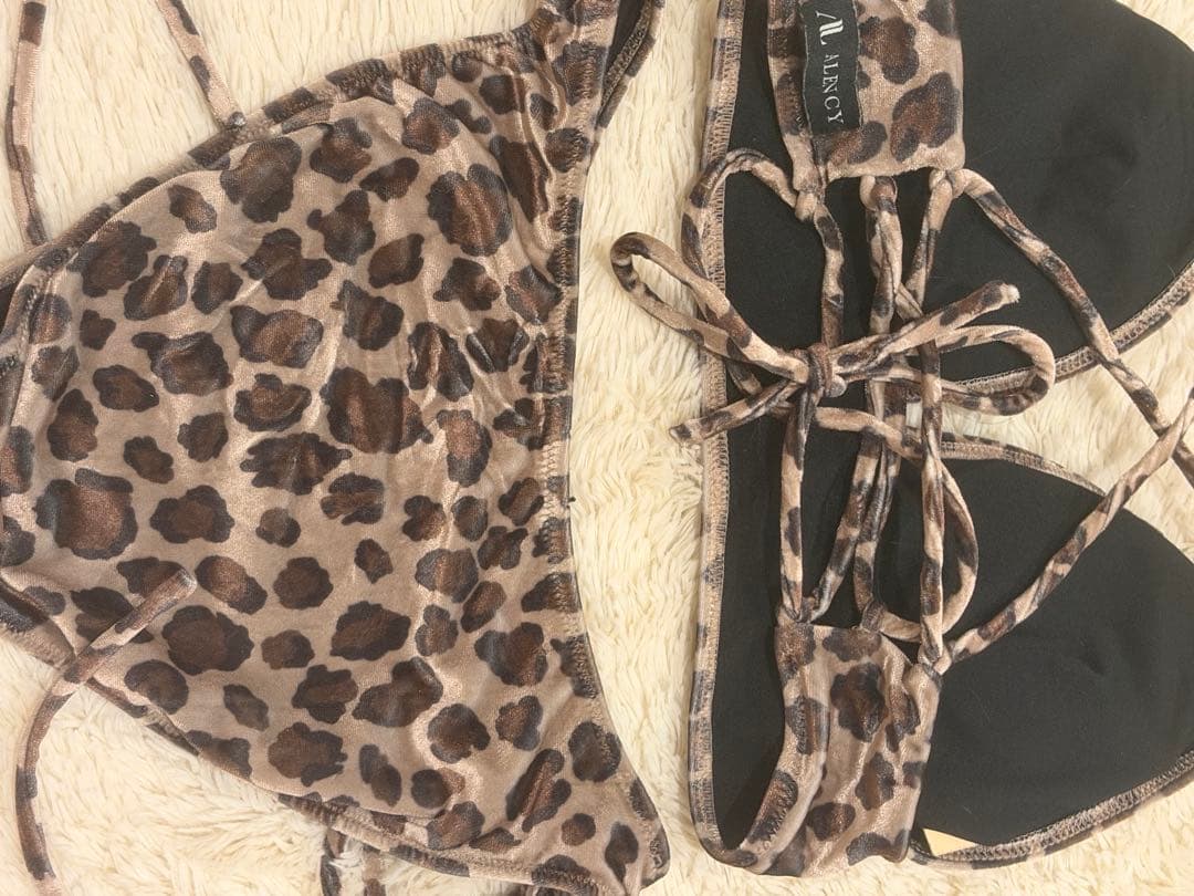 ALENCY ヒョウ柄 セパレート水着