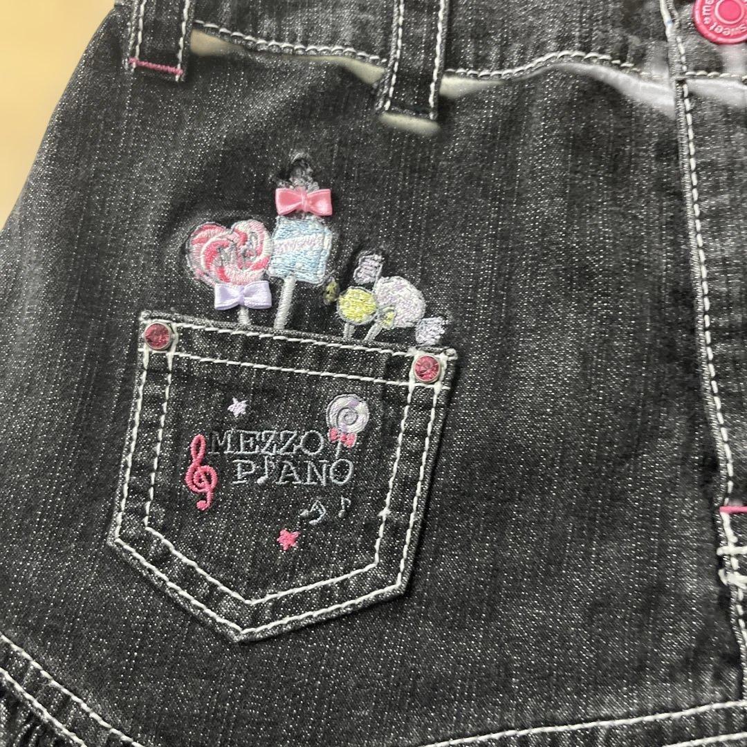 激レア　メゾピアノ スカート みみぽぽ　刺繍　平成レトロ 135
