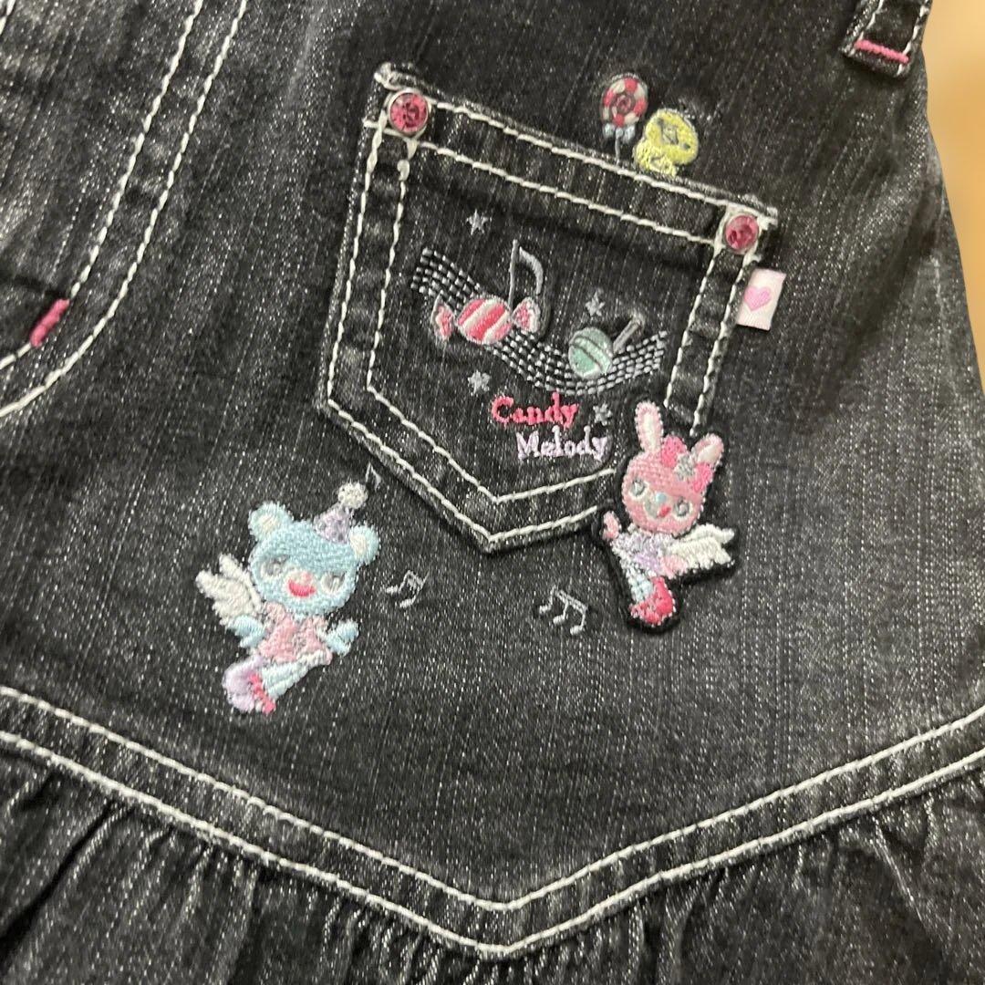 激レア　メゾピアノ スカート みみぽぽ　刺繍　平成レトロ 135