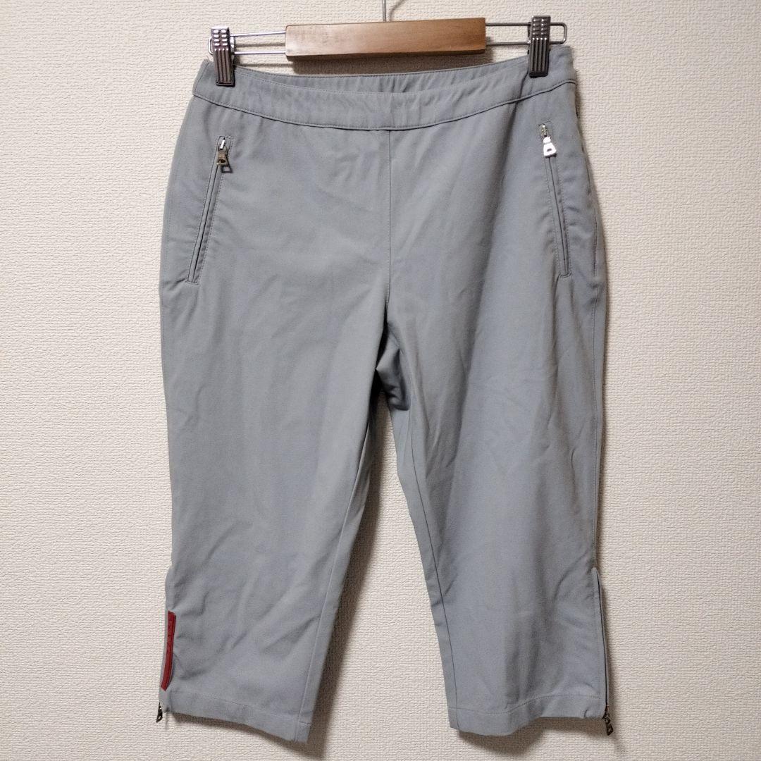 PRADA プラダスポーツ ジッパーポケット付き グレーショートパンツ