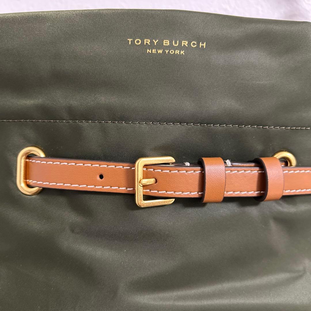 B*r様 【極美品】トリーバーチ 2way ショルダーバッグ ナイロン グリーン