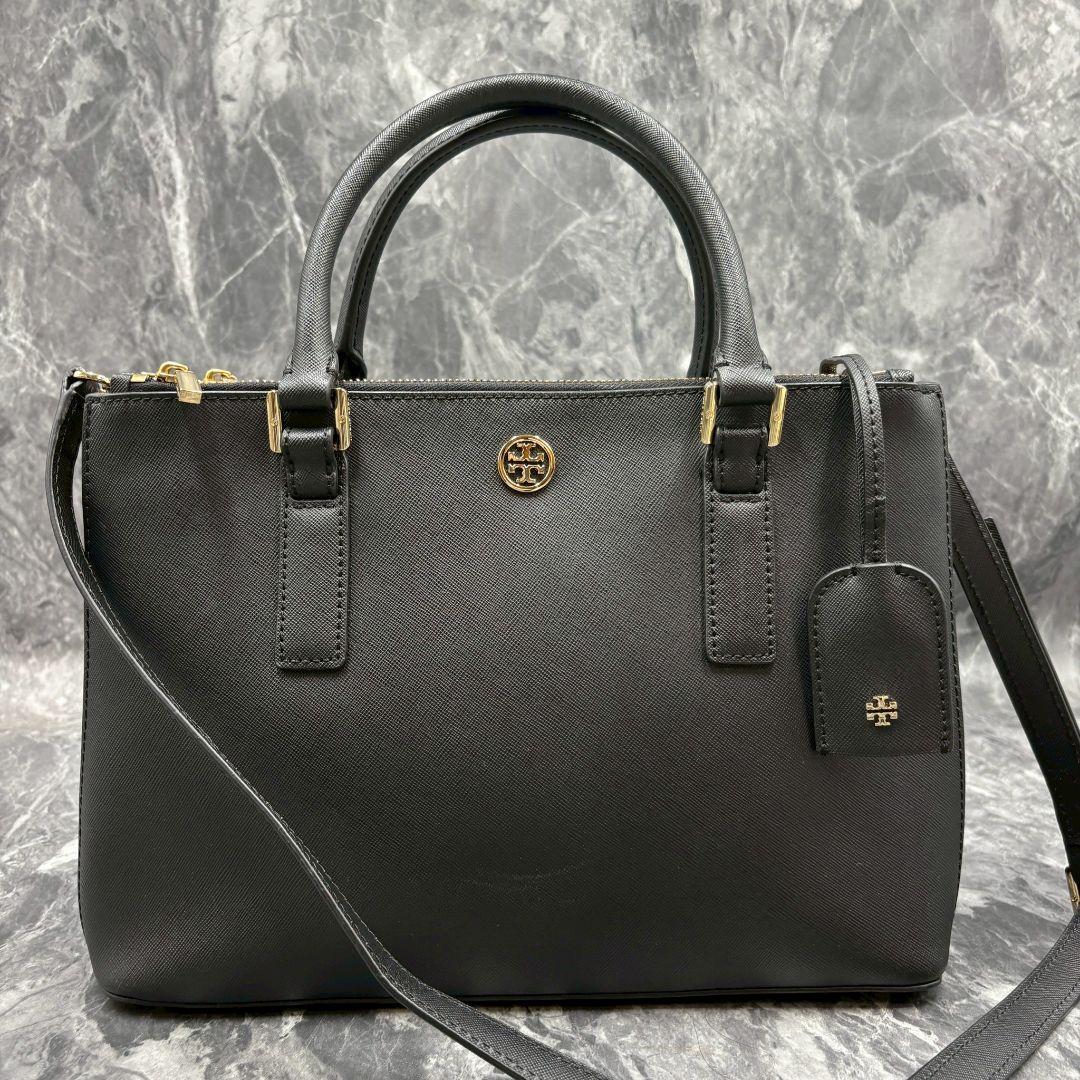 ✨極美品✨TORY BURCH トリーバーチ 2WAYショルダーバッグ ブラック