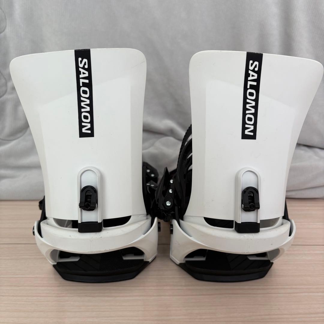 SALOMON RHYTHM ホワイト/スノーボードビンディング