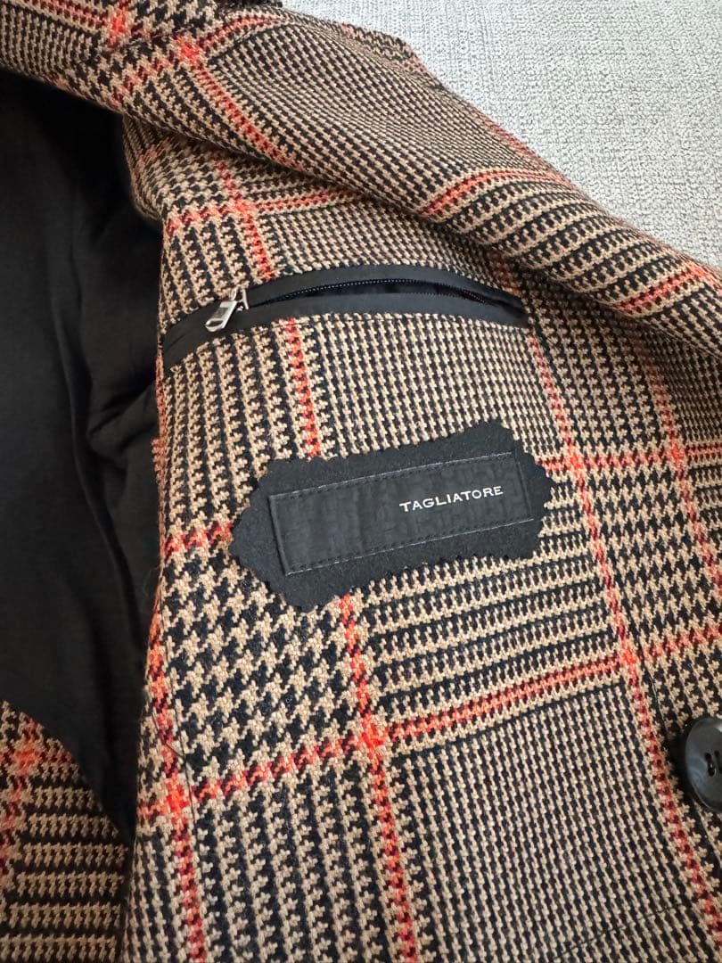 TAGLIATORE チェック柄 テーラードジャケット