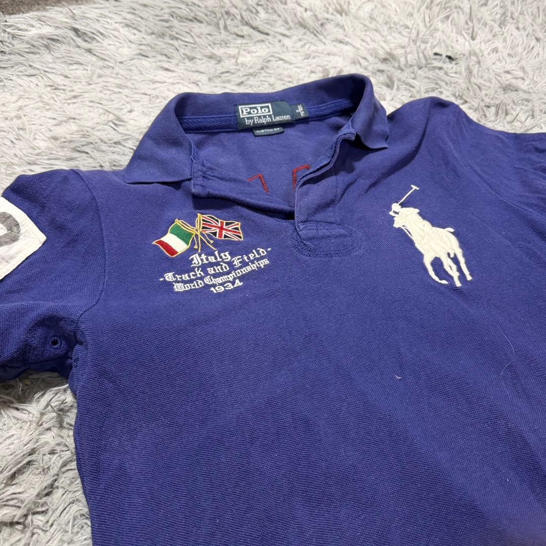 チーフキーフ着用 希少 ビックポニー ポロシャツ ラルフローレン swag uk