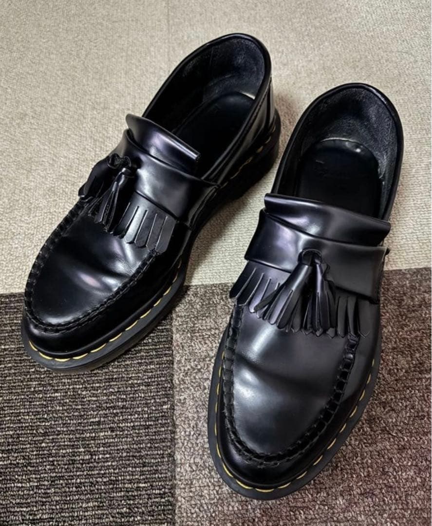 UK7 ドクターマーチン　エイドリアンローファー　フリジン付き