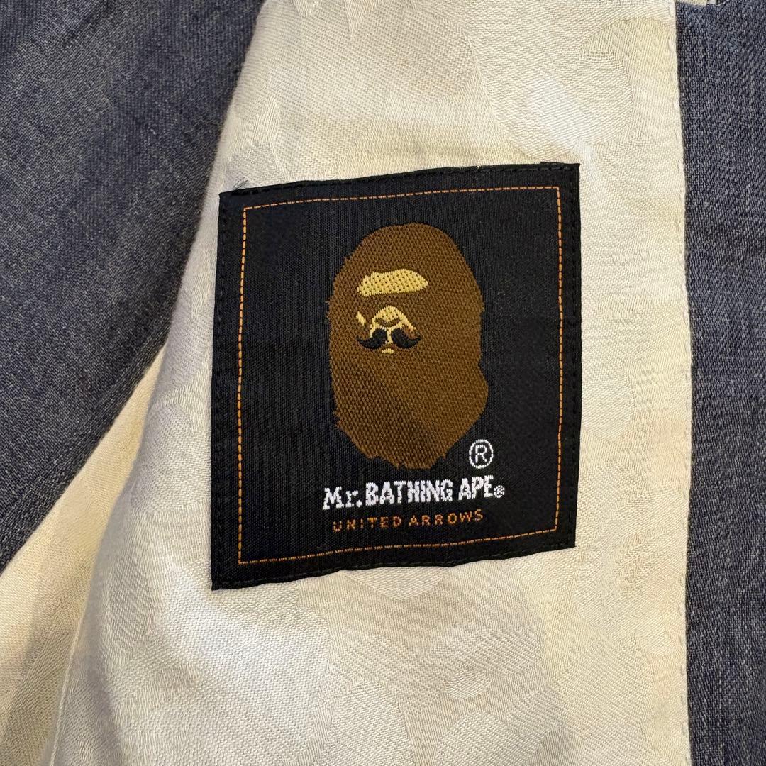 Mr. BATHING APE 3ピーススーツ グレー ミスターベイシングエイプ