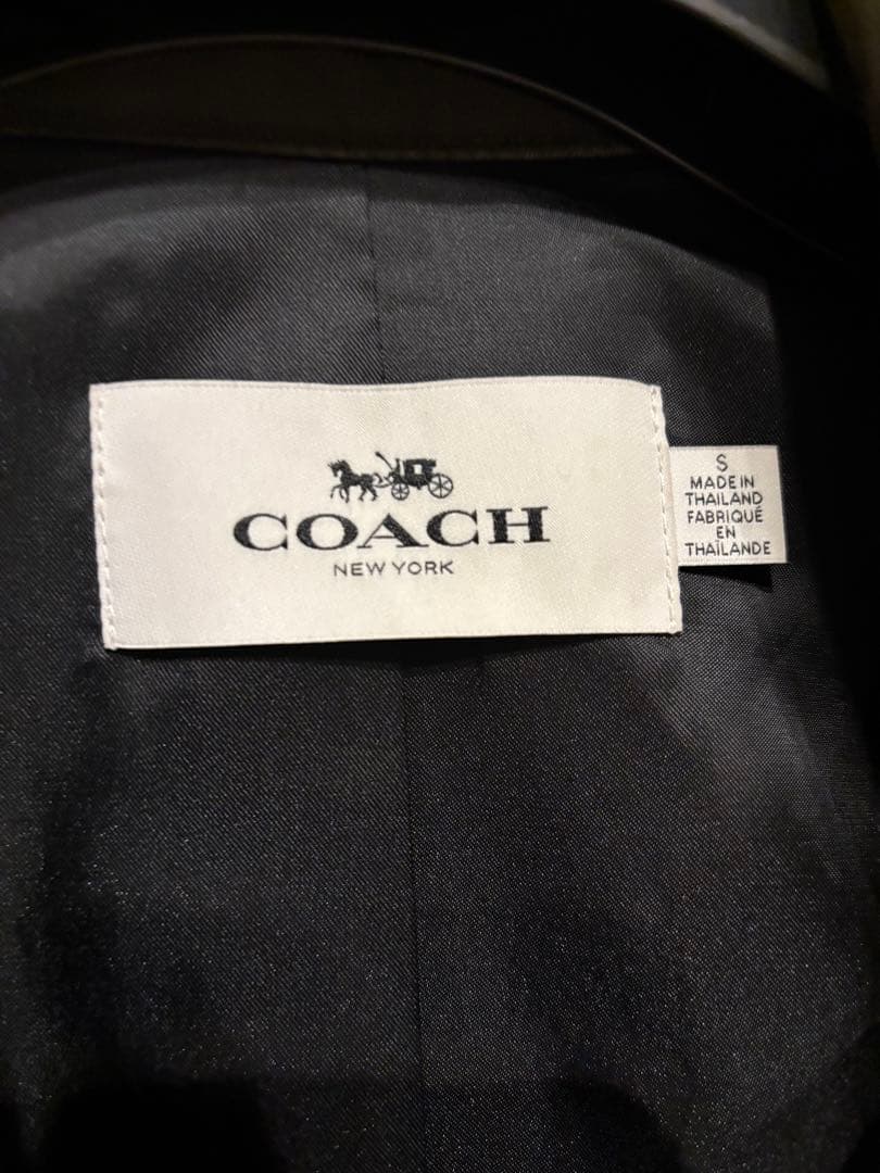 COACH コーチオリーブ MA-1 フライトジャケット Sサイズ