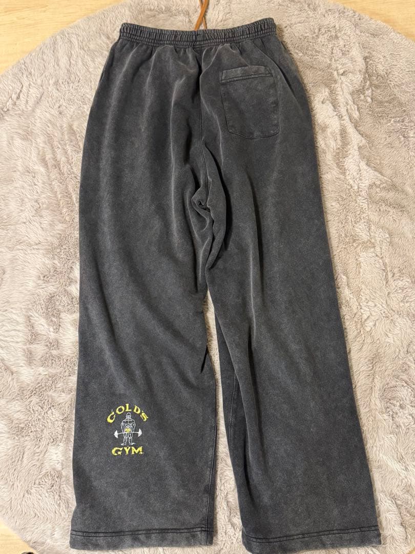 【mサイズ】LÝFT × GOLD'S GYM LOGO LONG PANTS