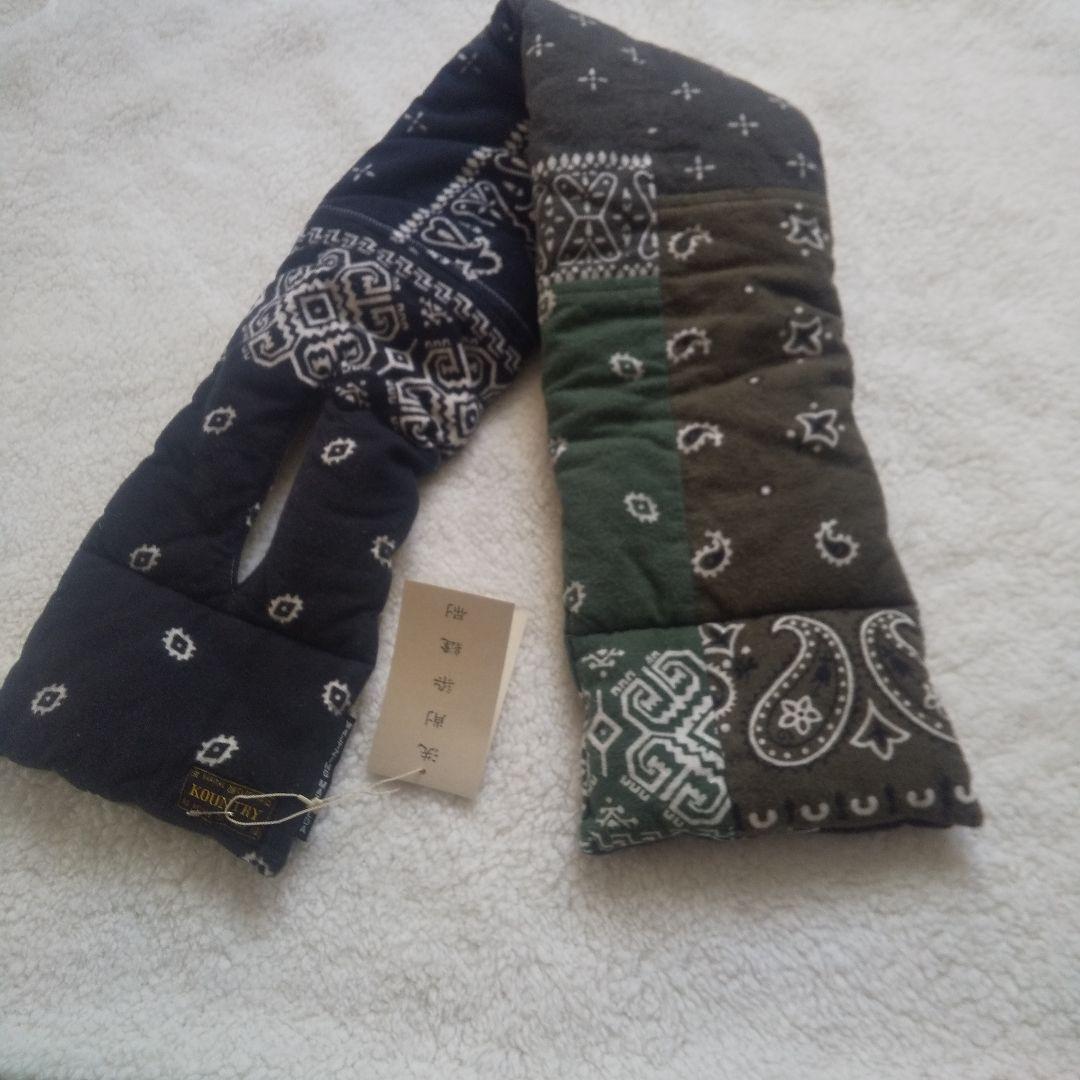 KAPITALキャピタルネルバンダナ柄リバーシブルKESAマフラー