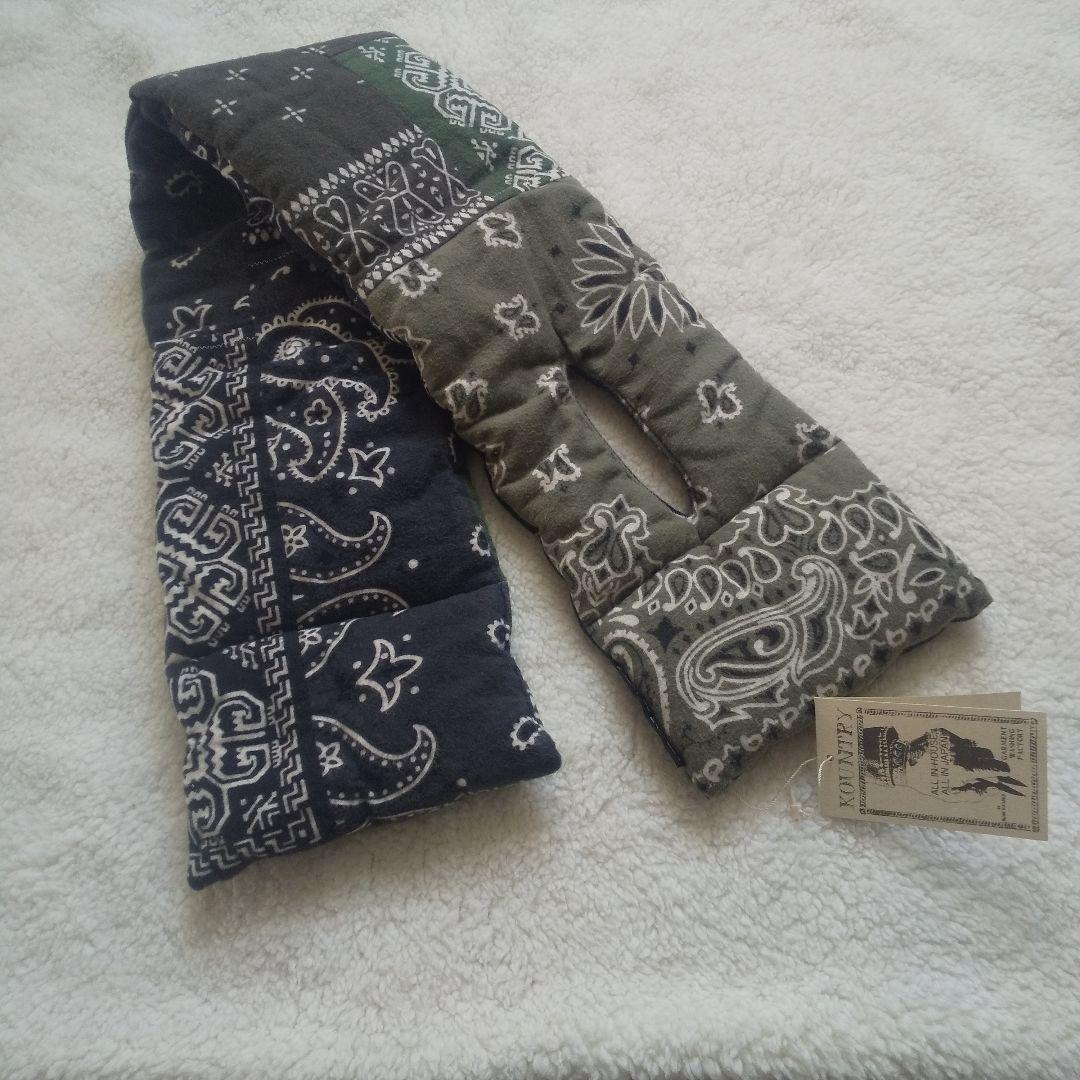 KAPITALキャピタルネルバンダナ柄リバーシブルKESAマフラー