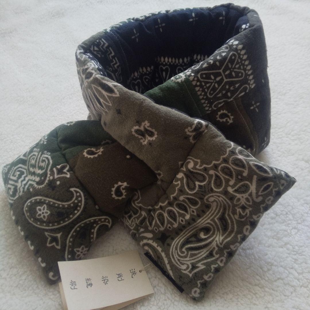 KAPITALキャピタルネルバンダナ柄リバーシブルKESAマフラー