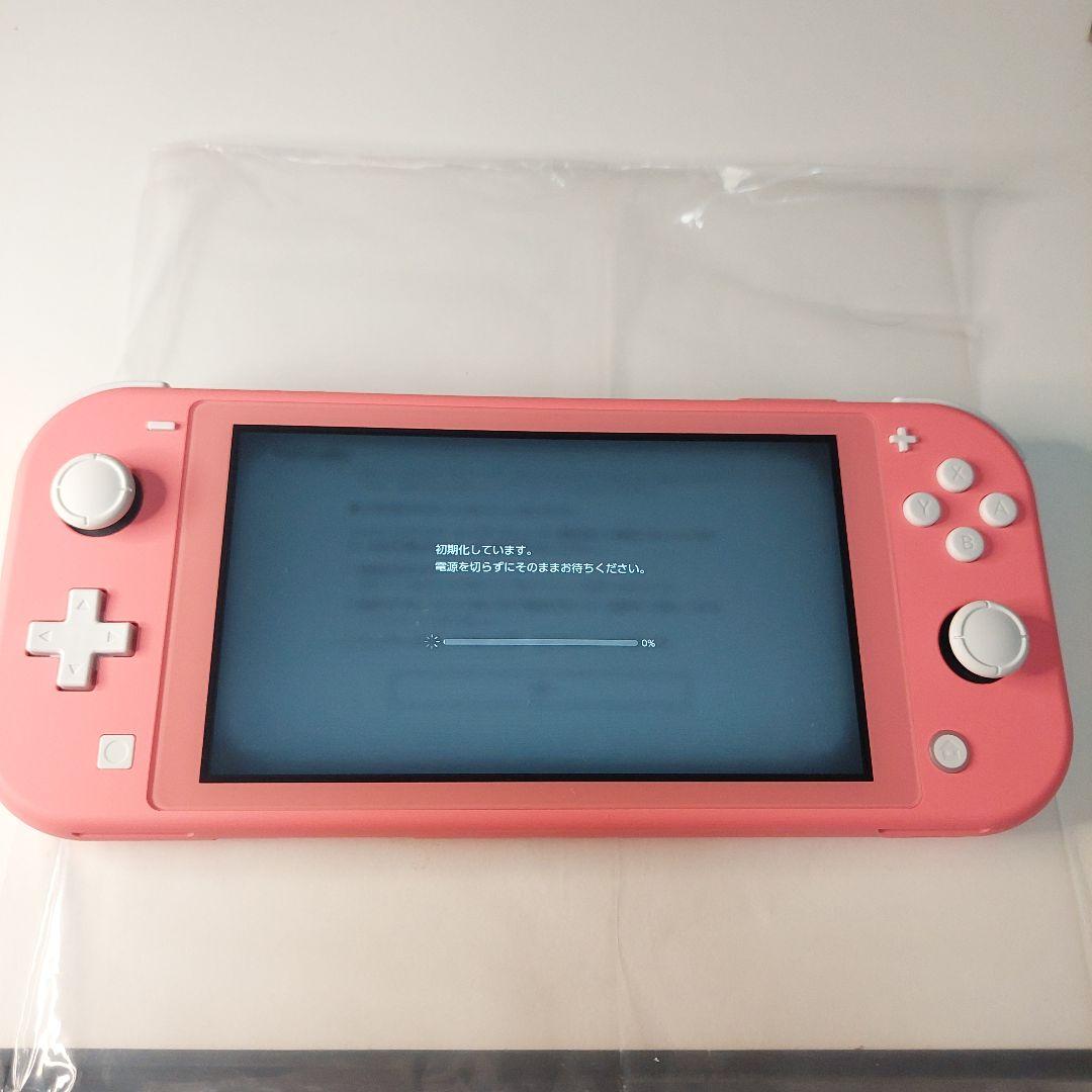 【極美品】スイッチライト本体 コーラルピンク 箱あり 動作品