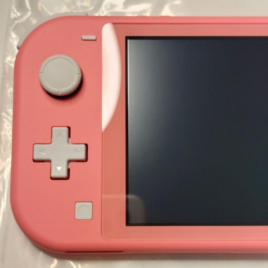 【極美品】スイッチライト本体 コーラルピンク 箱あり 動作品