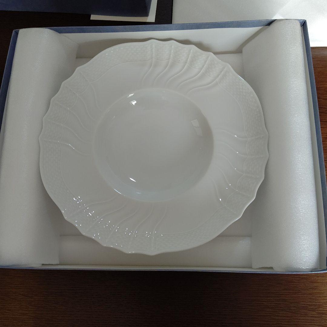 希少　GINORI 1735 　ジノリ　ホワイト　パスタ皿 箱あり