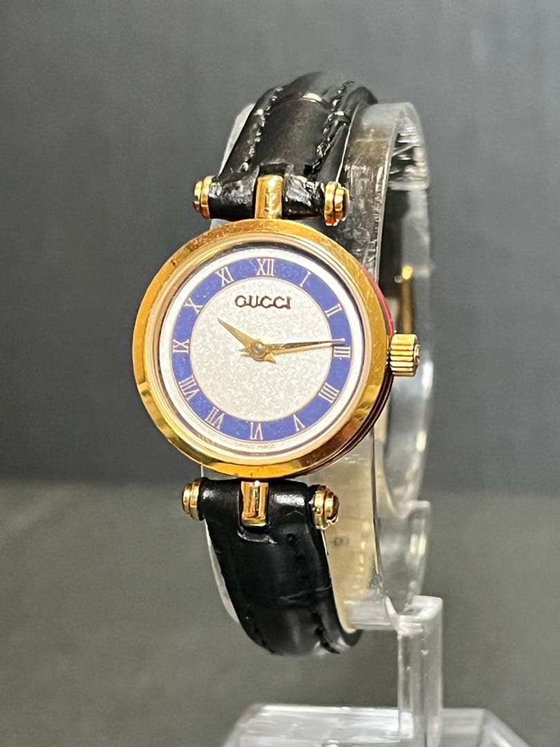 ★奇跡的美品！GUCCI シェリーライン希少カラーレディース腕時計　動作良好