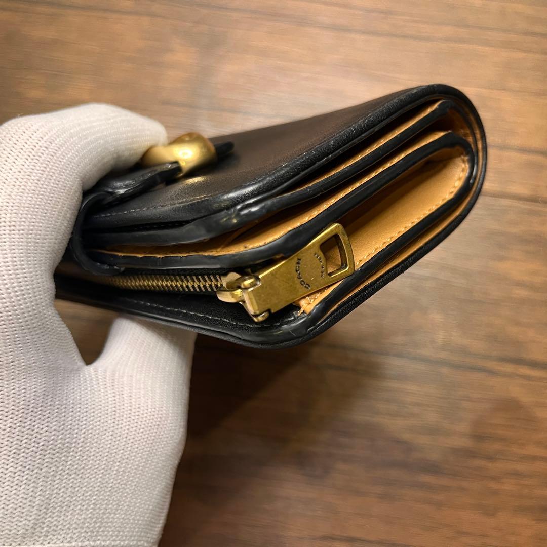 t149【美品】コーチ タビー ミディアム ウォレット 2つ折り 財布 入手困難