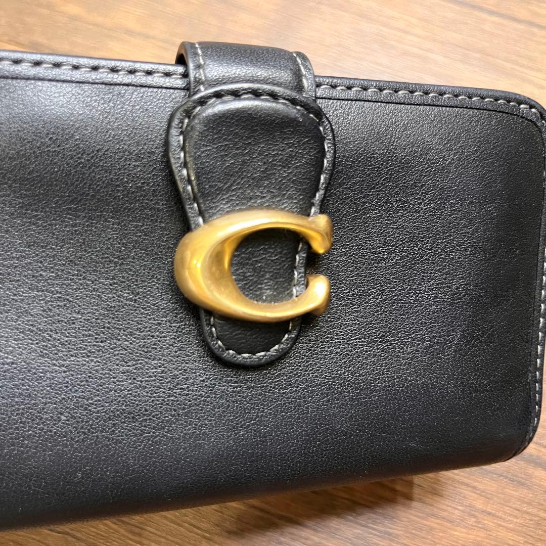 t149【美品】コーチ タビー ミディアム ウォレット 2つ折り 財布 入手困難
