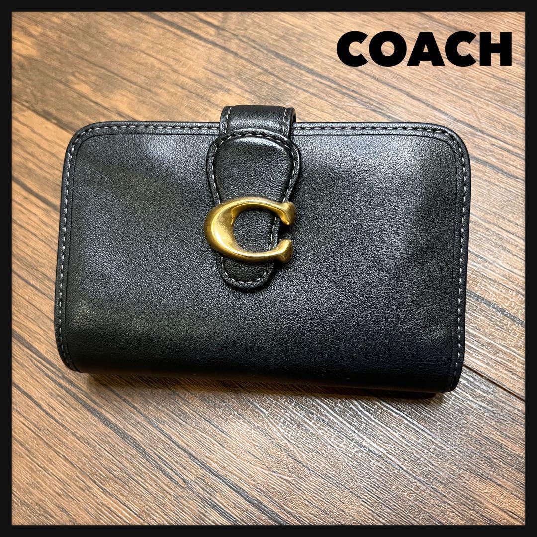 t149【美品】コーチ タビー ミディアム ウォレット 2つ折り 財布 入手困難