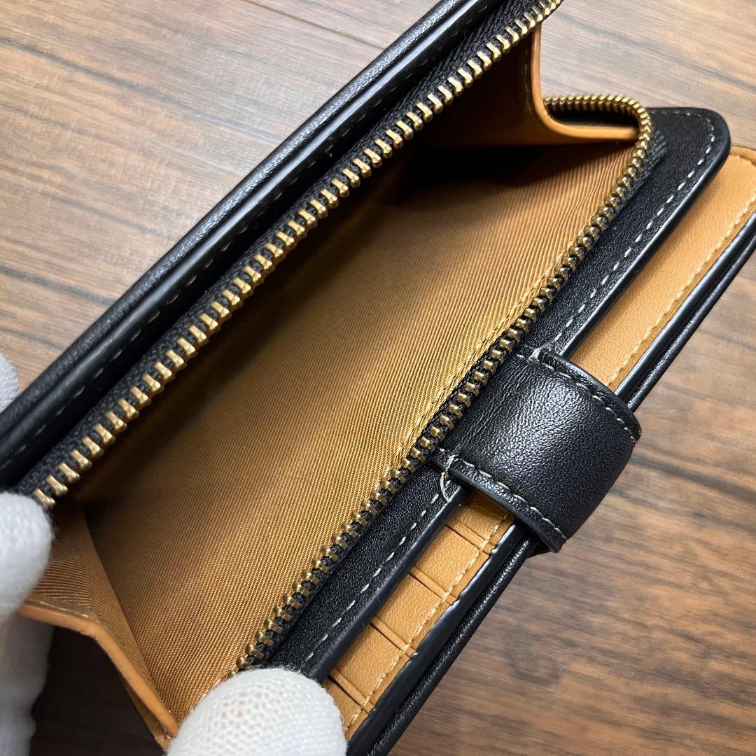 t149【美品】コーチ タビー ミディアム ウォレット 2つ折り 財布 入手困難